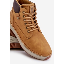 Botas con cordones para hombre Big Star OO174561 Hi-Poly System Camel marrón 5