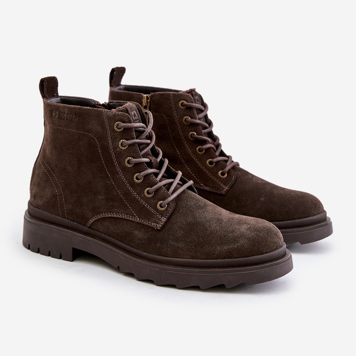 Botas de hombre con aislamiento de ante y cremallera Big Star OO174229 Marrón 1