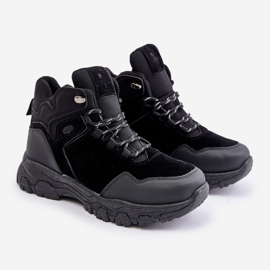 News Zapatos trekking de hombre con cordones y aislamiento negro Zerista 1