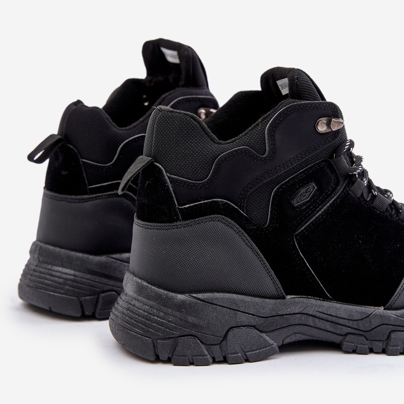 News Zapatos trekking de hombre con cordones y aislamiento negro Zerista 2