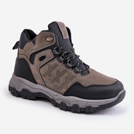 News Zapatos trekking de hombre con cordones y aislamiento gris Zerista 6