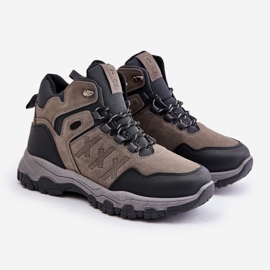 News Zapatos trekking de hombre con cordones y aislamiento gris Zerista 1