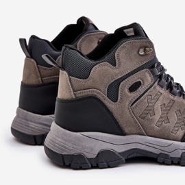 News Zapatos trekking de hombre con cordones y aislamiento gris Zerista 2