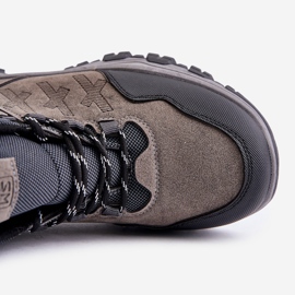News Zapatos trekking de hombre con cordones y aislamiento gris Zerista 3