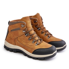 Botas de montaña con aislamiento McBraun Camel para hombre marrón 7