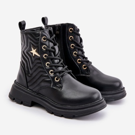 Botines infantiles aislantes con cremallera fabricados en ecopiel, Negro Liotira 1 Botines infantiles aislantes con cremallera fabricados en ecopiel, Negro Liotira 1