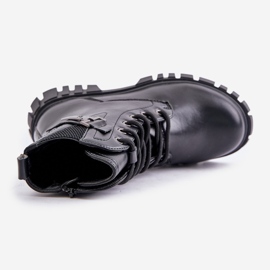 News Botines de niña aislantes con cremallera y adorno, Negro Zinnirella 4