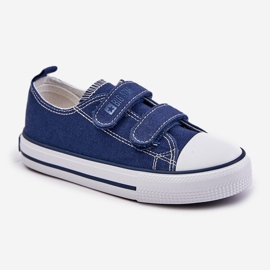 Zapatillas Infantiles Velcro Big Star OO374010 Azul Marino 1