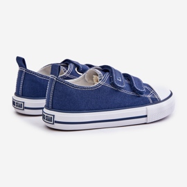 Zapatillas Infantiles Velcro Big Star OO374010 Azul Marino 3