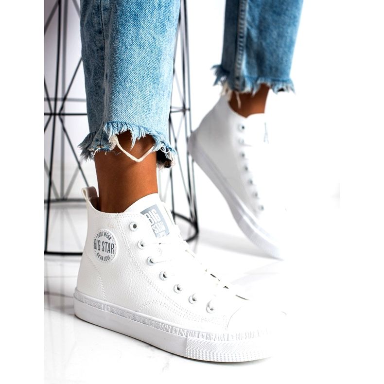 Zapatillas Altas Mujer Big Star GG274016 Blanco 4