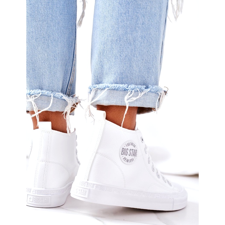 Zapatillas Altas Mujer Big Star GG274016 Blanco 1