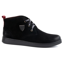 Botas Chukka de piel para hombre con aislamiento KAMPOL 110/35 negro 6