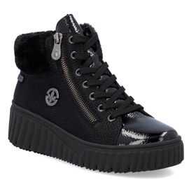 Botas cuña mujer impermeables negras Rieker N2505-00 negro 14