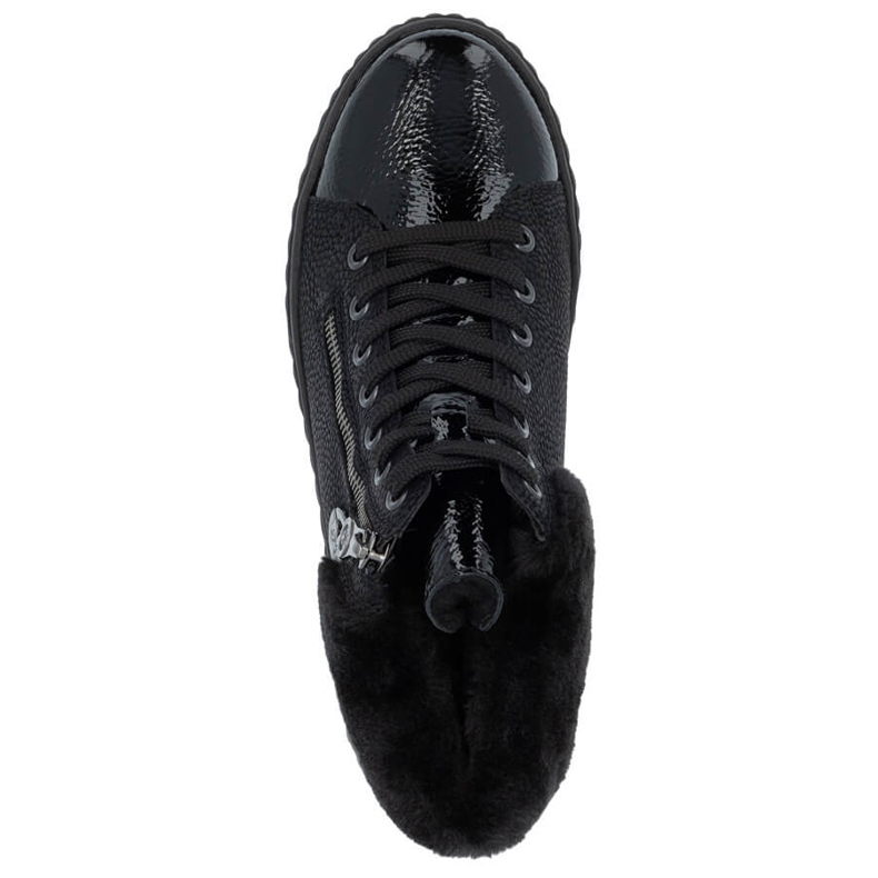 Botas cuña mujer impermeables negras Rieker N2505-00 negro 2 Botas cuña mujer impermeables negras Rieker N2505-00 negro 2