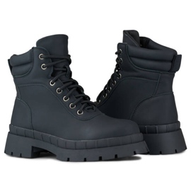 Botas de mujer ligeramente aislantes, negras 8538A-B negro 3