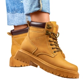 Botas aislantes mujer camel 9501-PA-C marrón 3