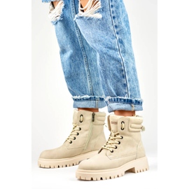 Botas aislantes para mujer, beige GD-TL51BE 2 Botas aislantes para mujer, beige GD-TL51BE 2