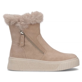 Filippo DBT6484/24 Botas plataforma piel beige 4