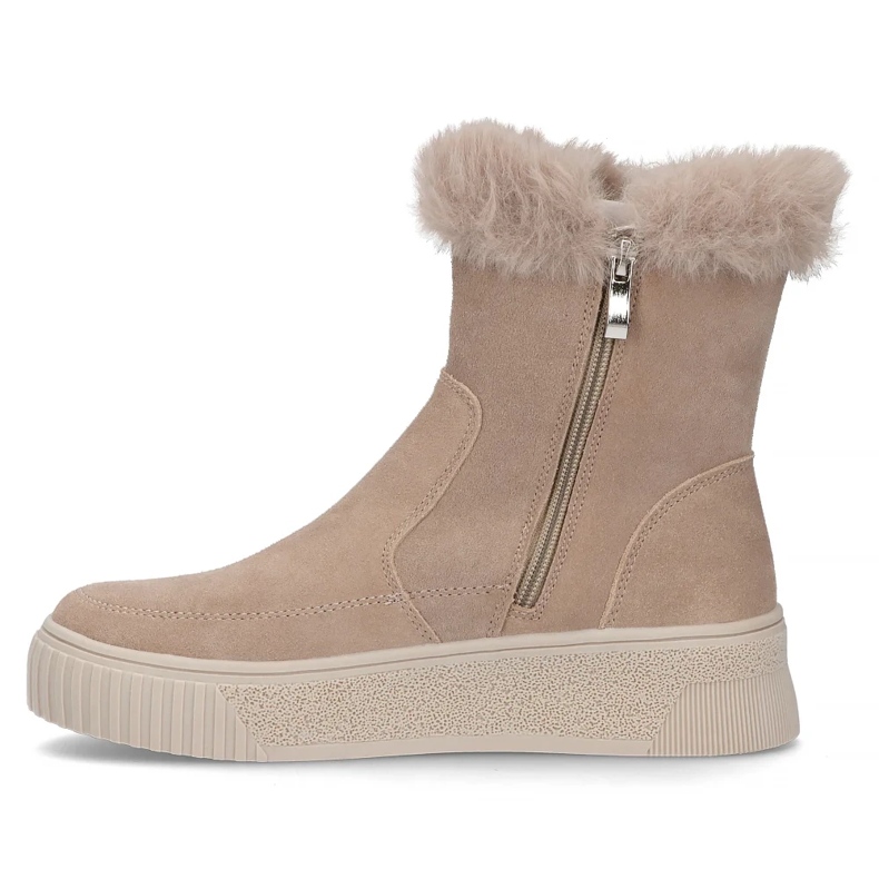 Filippo DBT6484/24 Botas plataforma piel beige 1