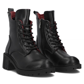 Filippo DBT6501/24 Bk Botines de piel con tacón alto, negro 4