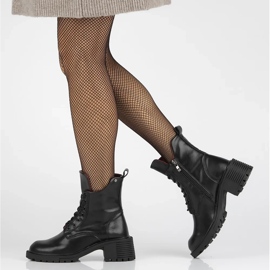 Filippo DBT6501/24 Bk Botines de piel con tacón alto, negro 10