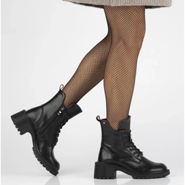 Filippo DBT6501/24 Bk Botines de piel con tacón alto, negro 1