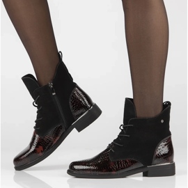 Botas de piel Filippo DBT4749/24 Br Cr marrón 5