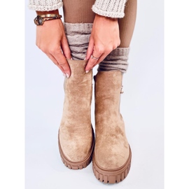 Errol Botas Chelsea con plataforma en beige 5
