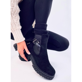Errol Botas Chelsea con plataforma negra negro 5