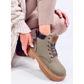 Botas de madera de mujer Kellers Green verde 3