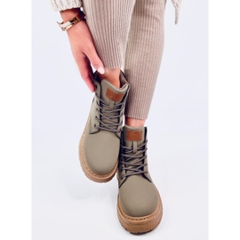 Botas de madera de mujer Kellers Green verde 4