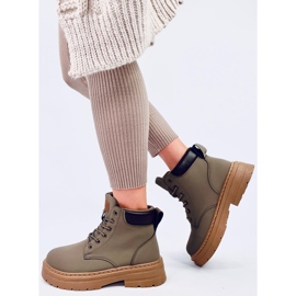 Botas de madera de mujer Kellers Green verde 5