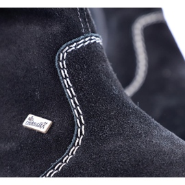 Botas de piel con aislamiento para mujer RIEKER Z7171-01 negro 8