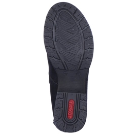 Botas negras de mujer con aislamiento de lana Rieker Z9583 negro 4