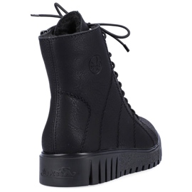 Negro Rieker Y3420-00 botas insuladas mujer 2