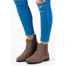 Juliet Botas Chelsea cómodas marrón 2