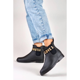 Chanclas de mujer negro mate S06B/GO 3