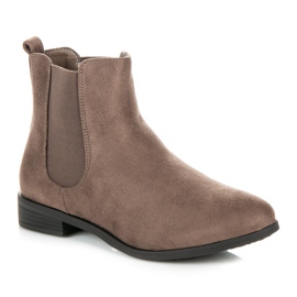 Juliet Botas Chelsea cómodas marrón 3