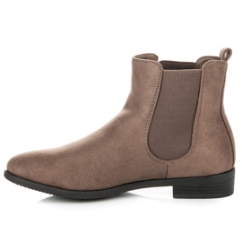 Juliet Botas Chelsea cómodas marrón 4