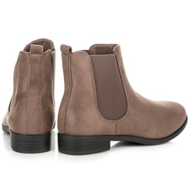 Juliet Botas Chelsea cómodas marrón 5