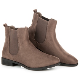 Juliet Botas Chelsea cómodas marrón 6