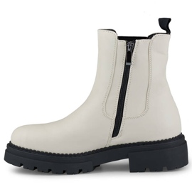 Botines de mujer con suela gruesa, beige claro Laura La.Fi 250004BE-PU 4