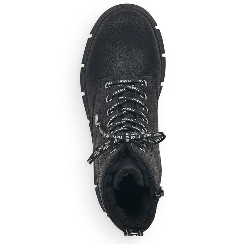 Botas cómodas impermeables para mujer negras Rieker X3410-00 negro 1