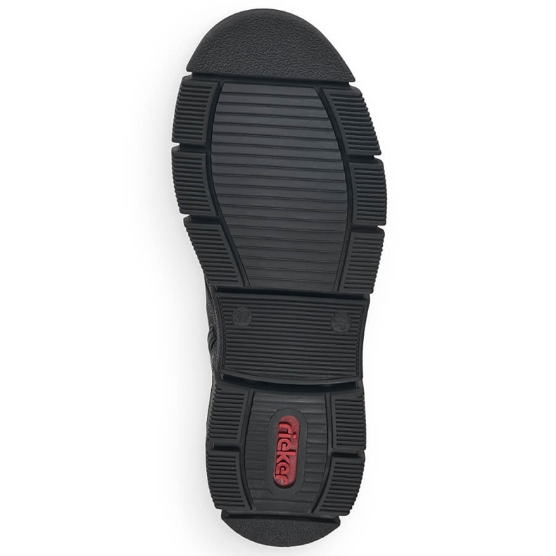 Botas cómodas impermeables para mujer negras Rieker X3410-00 negro 2