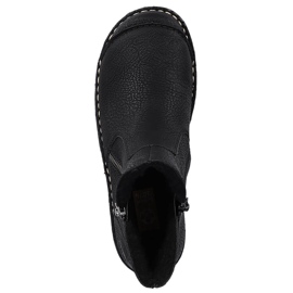 Botas de mujer cómodas con aislamiento negro Rieker 73357-00 3