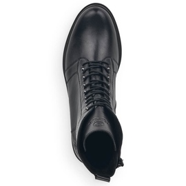 Botas de mujer cómodas y aislantes de piel, negro Remonte D8380-01 2