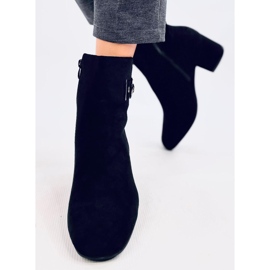 Lanne Botas negras de tacón bajo negro 2