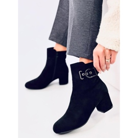 Lanne Botas negras de tacón bajo negro 5
