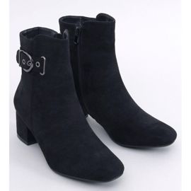 Lanne Botas negras de tacón bajo negro 1
