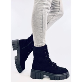 Botas con cordones Kelis Black negro 2